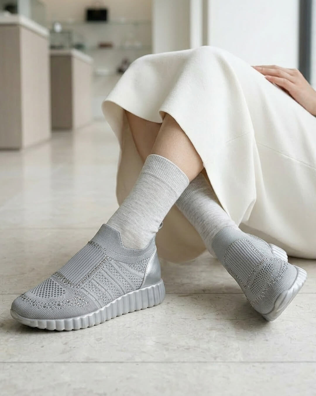 【131631】ニットスニーカー