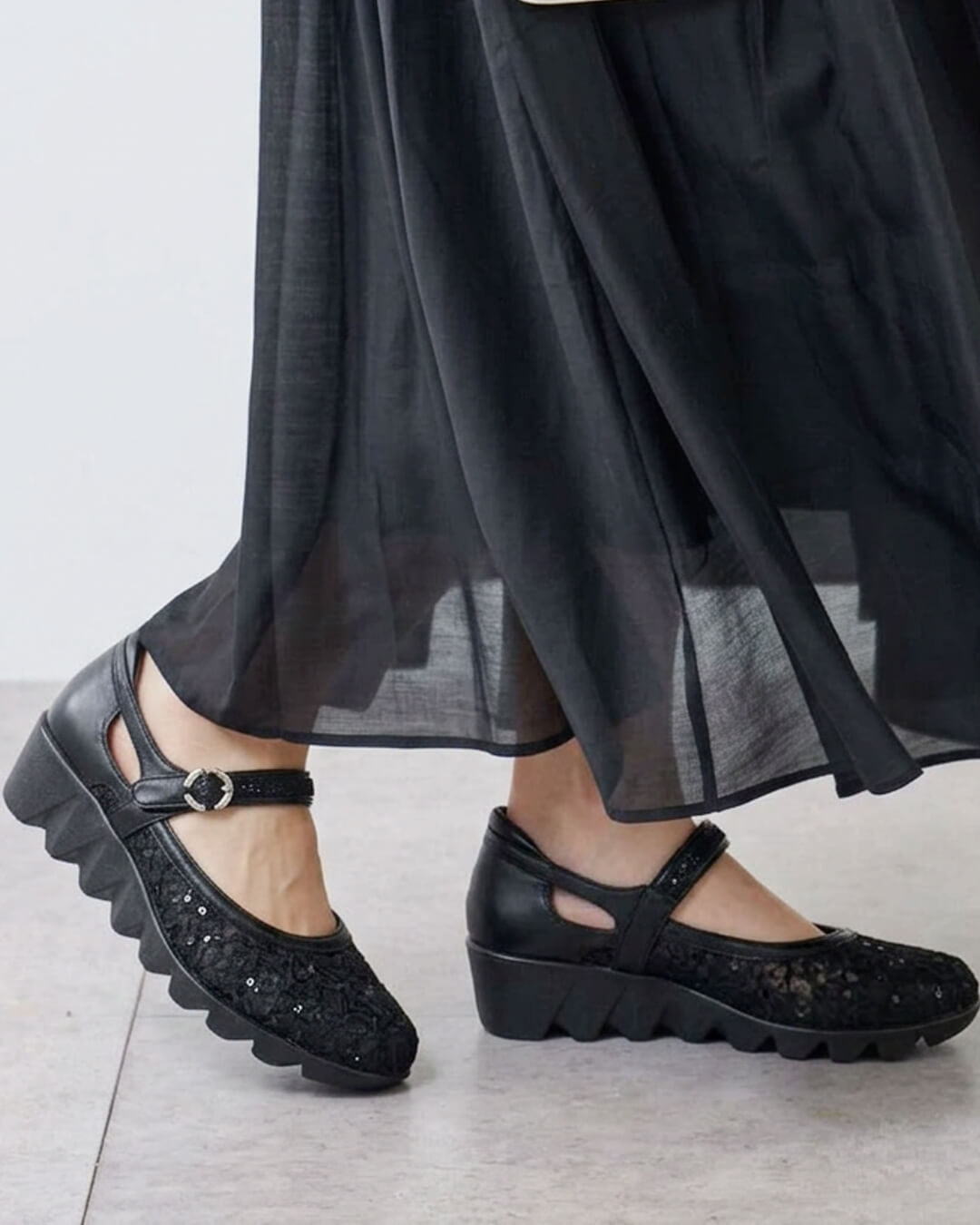 【241620】チュールパンプス