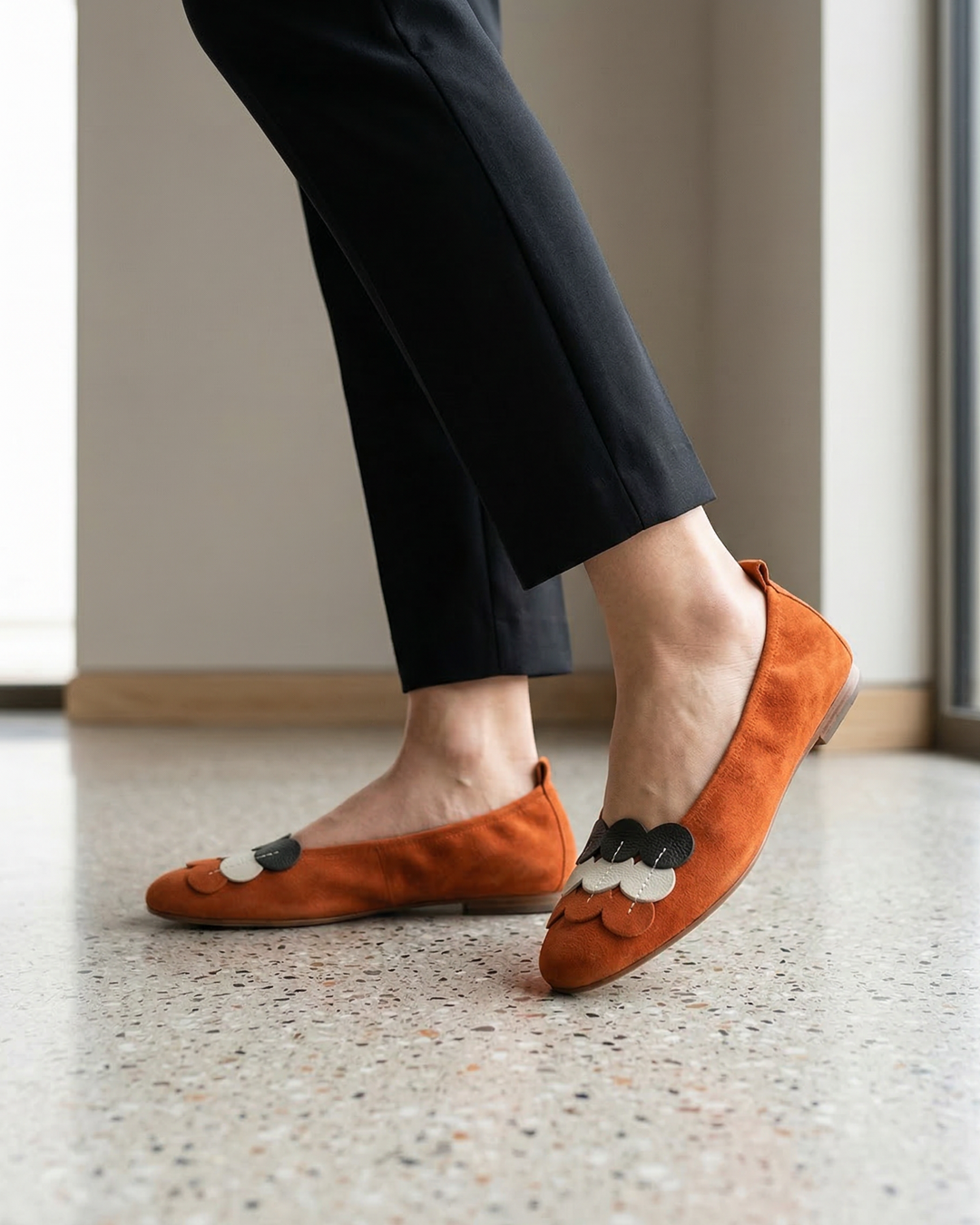 【LAKORO】デザインバレエシューズ