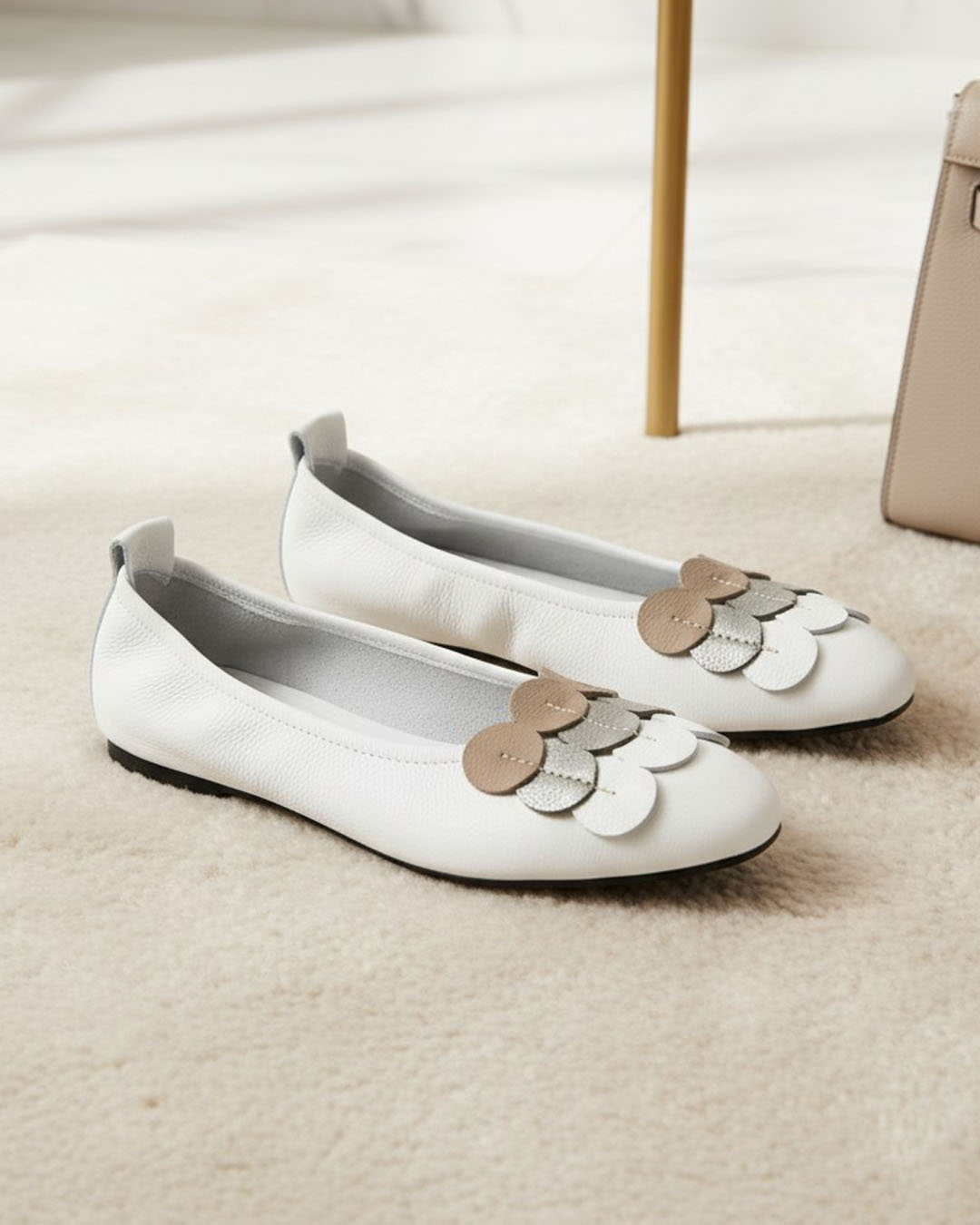 【LAKORO】デザインバレエシューズ