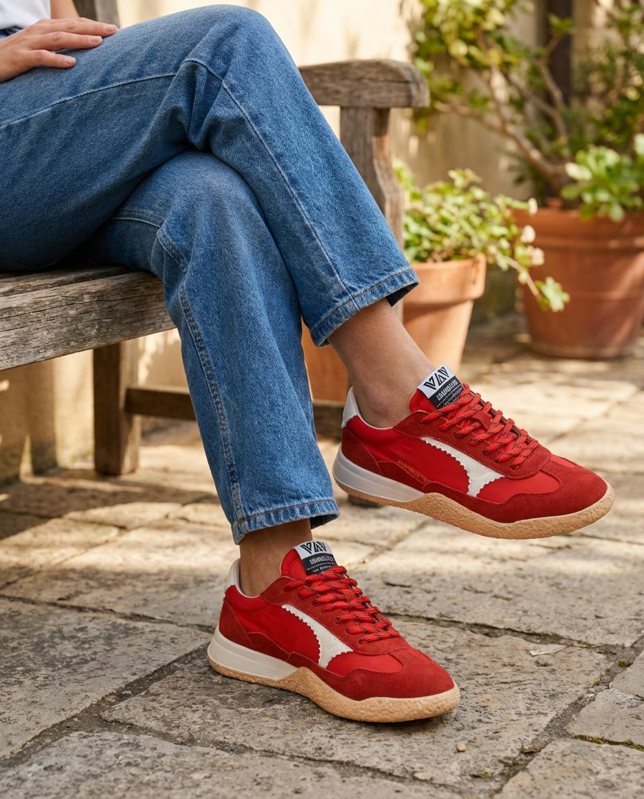 【90310】レースアップスニーカー