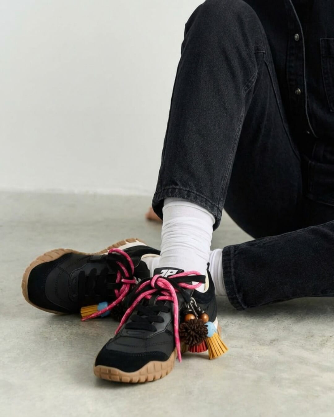 【DOUPLO】異素材スニーカー