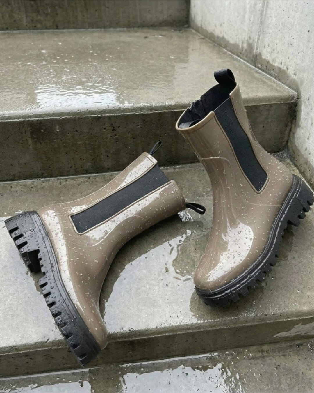 【CITY】サイドゴアレインブーツ