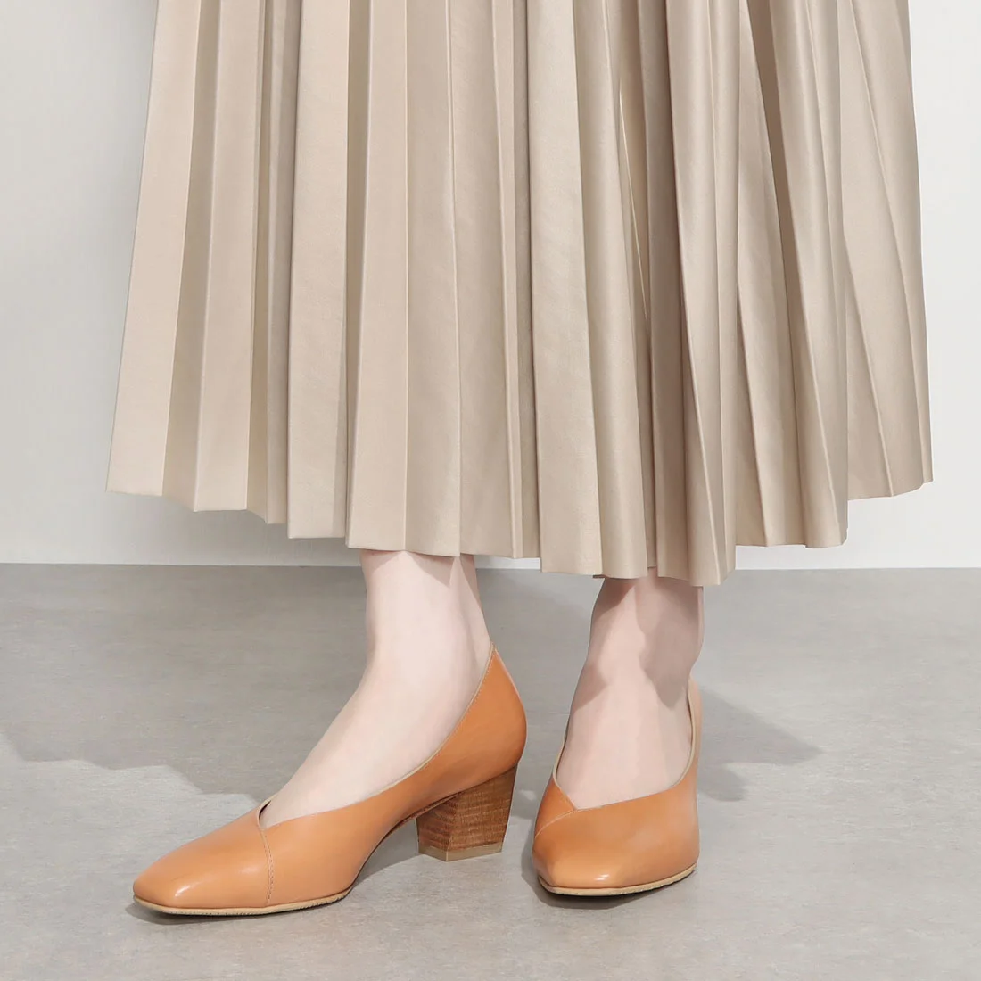 【NOLITA】チャンキーヒールパンプス