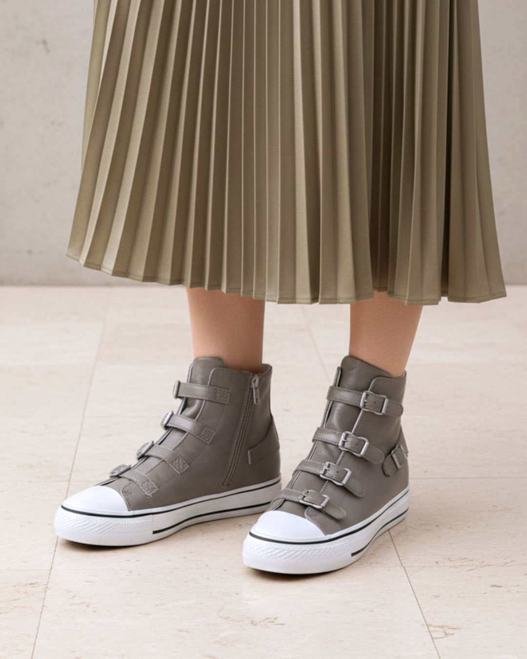 【VIRGIN】ベルトハイカットスニーカー