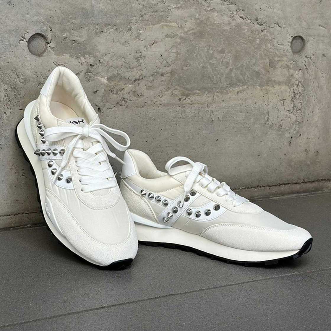 【SPIDER STUDS】スタッズローカットスニーカー
