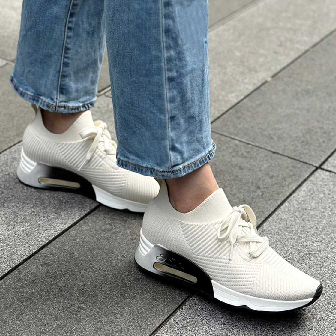【LARSEN】ニットローカットスニーカー