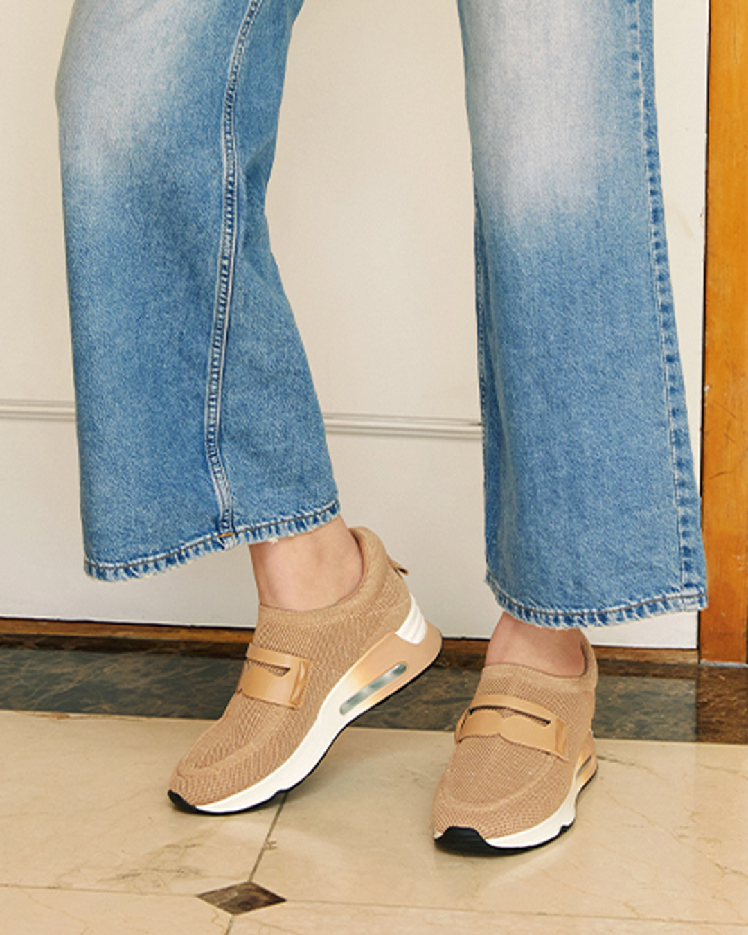 【LUKY】ニットスリッポン