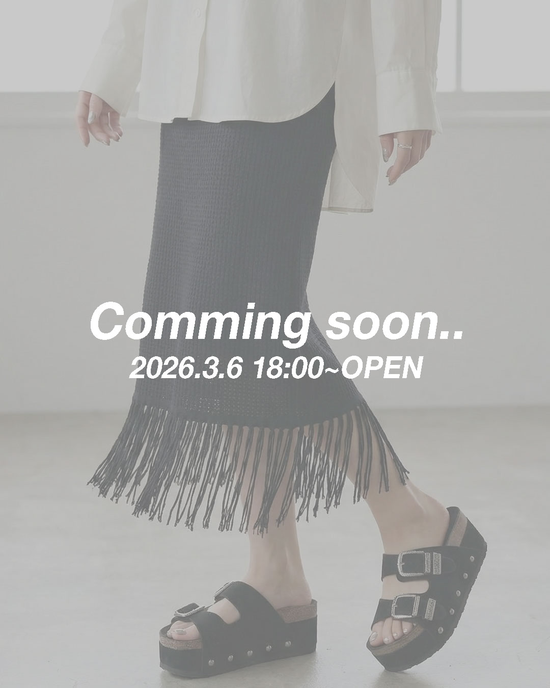 【MYSTIC】厚底サンダル