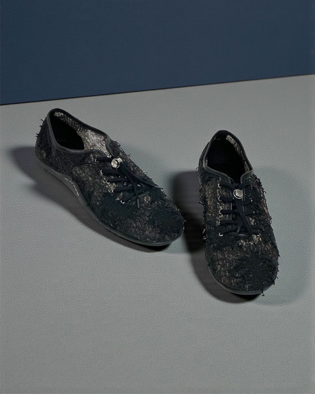 【MINA】レースフラットシューズ