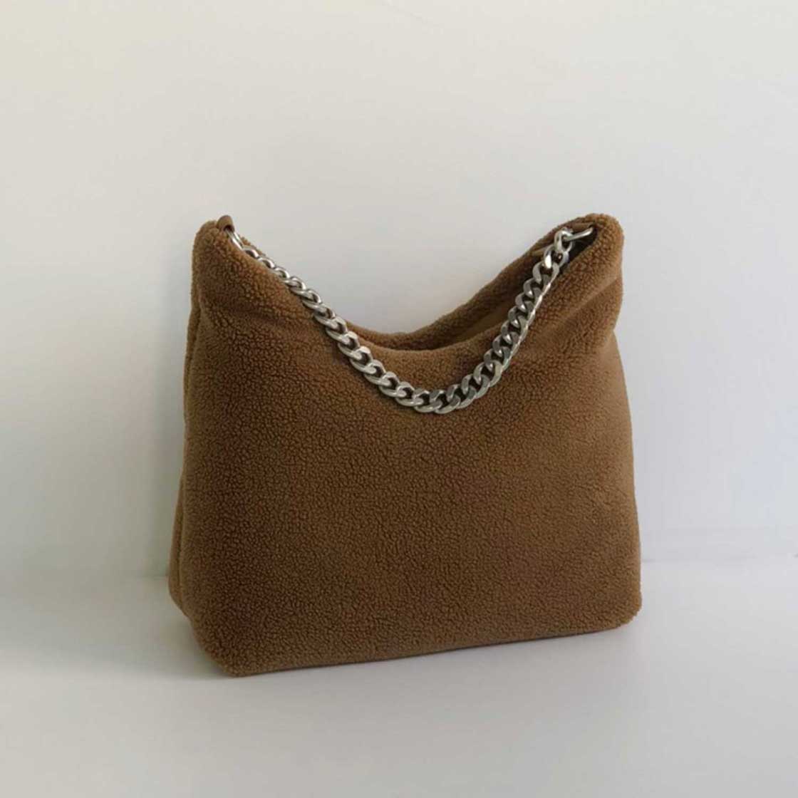 【OTTAVIA FUR】ファーハンドバッグ