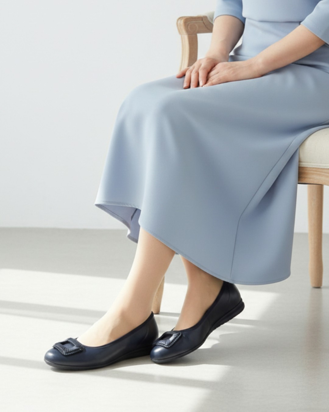 【62623】フラットパンプス