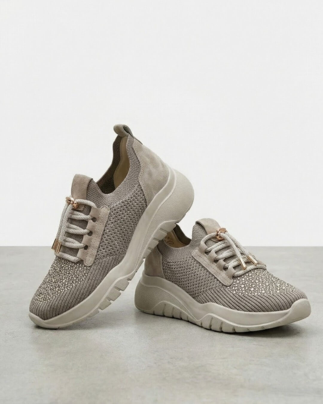 【73455】ラメニットスニーカー