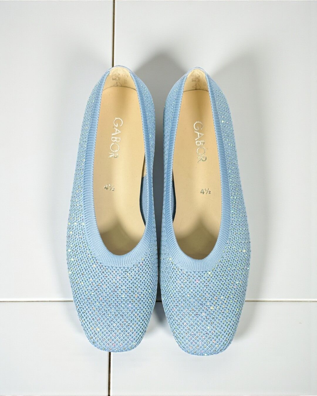 【84146】ラメニットパンプス